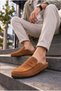 Jy0456 Rayn Laceless Genuine Suede Leather Men's Casual Cork Sole Loafer Classic Shoes Hdmt - Tan - 2