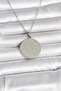 316L Steel Silver Color Ayetel Kürsi Written Necklace