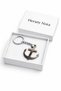 Stainless Steel Anchor Figured Keychain Metal Gray Unisex - 3