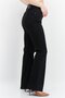 Women Regular Fit Flare Leg Stretchable Jeans, Black - 2