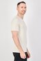 Men Sportswear Fit Short Sleeve Training T-Shirt, Beige - 2