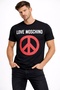 100% Cotton Regular Fit Large Peace Logo t Shirt - 2