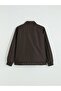 Lcwaikiki Classic Brown Shirt Collar Men's Jacket - 6
