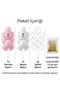 Baby Shower Decorations Balloon Set 20 Pieces Pink White Gold Confetti Transparent Balloon - 3