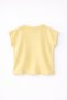 Pink Gabardine Trousers & Light Yellow 100% Cotton T-Shirt Girls' Set (2-9 Years Old) - 4