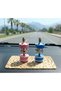 Blue Pink Carousel Car Interior Torpedo Ornament Set of 2 Auto Decoration Accessory - 4