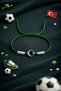 Green and White Champion Spirit Moon Star Fan Bracelet - 4