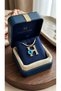 316L Steel Necklace, Anti-Tarnish, Anti-Allergic, with Letter Figures (2 Years Importer Guarantee) - 2