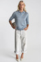 Blue Casual Preppy Elegant Blouse - 2