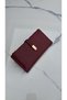 La'Graccio Paris Women's Blaze Handy Large Wallet with Phone Compartment, Burgundy