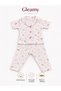 Baby 100% Cotton Baby Pajama Set 1-4 Years Old Summer Anti-Sweat Soft Buttoned Stylish Set