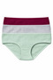 Ultra Comfortable 100% Cotton Ribbed Panties 3-Piece Set - 3