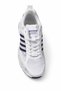Men's White Navy Blue Striped Lace-Up Casual Sports Shoes Sneaker - 3