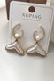Xuping Vip Women's Special Design Tail Pearlized Zircon Stone Dangle Nail Model 2.5cm Earrings
