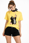 Cute Penguin Character Printed Unisex Oversize T-Shirt – Cotton Crew Neck Casual T-Shirt