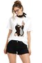 Cute Penguin Character Printed Unisex Oversize T-Shirt – Cotton Crew Neck Casual T-Shirt