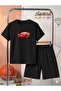 Lightning Car Printed Top and Shorts/T-Shirt Two-Piece Summer Children's Set