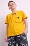 Boy's Camouflage Shorts Set Gray T-Shirt Printed Sports Combination - 2