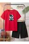 Samurai Printed Top and Shorts/T-Shirt Summer Children's Two-Piece Set