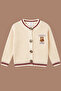 Girl's Teddy Embroidered Cardigan |