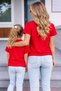 Mother-Daughter Matching Oversize T-Shirt Twin T-Shirt 100% Cotton Comfortable Fit (Single Price) - 2