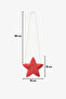 Le Mabelle Girl's Glitter Star Bag Red - 3