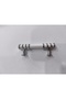Light 64 mm (6.4 cm) White-Chrome 5 Pieces Drawer Wardrobe Furniture Handle Children's Room Kitchen - 4