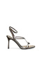 Women's Sandals High Heel Platinum Banded with Accessories New Season D3741 - 2