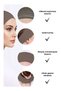 Non-Slip Silicone Bandana Bonnet Brown - Women's Hijab Seamless Non-Slip - Sporty Hair Band - 5