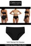 Women's Panties, High Waist Panties, Women's Cotton, Daily Wear, Soft Fabric, Kilot, Slip, Combed Cotton, 5-Pack - 2