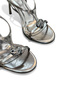 Women's Sandals High Heel Platinum Banded with Accessories New Season D3741 - 4