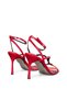 Women's Sandals High Heel Red Patent Leather Banded Accessories New Season D3741 - 6