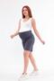 Stripe Detailed Palazzo (Comfortable Fit) Maternity Bermuda Shorts