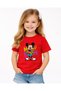 Children's Printed Colorful Oversize T-Shirt 100% Cotton