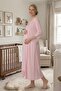 Women's Lace Special Design 2-Piece Maternity Nightgown Set with Dressing Gown - 5