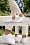 White Genuine Leather Women's Comfortable Orthopedic Casual Shoes - 2