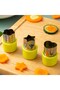 6Pcs Stainless Steel Fruit Shape Cutter Sandwich Cutters for Kids, Cookie Cutters Mold - 4