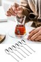 Set of 6 Steel Teaspoon