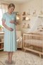 Women's Lace Special Design 2-Piece Maternity Nightgown Set with Dressing Gown - 3