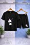 Children's Kromi Goz Kirpan Printed Crew Neck T-Shirt - Shorts Set