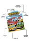 Vehicles Coloring Book Cozy Book – 20X24 cm I 40 Visuals I for Children and Adults - 2