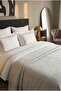 Piazza 100% Cotton Embroidered Pique 7 Piece Duvet Cover Set |   Premium Dowry Bedspread Set - 3
