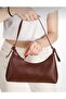 Women's Black Baguette Handbag and Shoulder Bag Suitable for Daily Stylish Use - 3