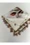 Handcrafted Needle Embroidered Writing/Needle Embroidery/Needle Work Yemeni/Handcrafted Cheesecloth/Head Cover - 2