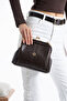 Brown Scholarship 4-Compartment Soft Leather Women's Crossbody and Shoulder Bag - 5