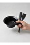 Professional 3-Piece Hair Coloring Set - Dye Mixing Bowl, Dye Brush, and Crepe Comb Black - 6