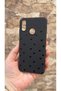 Huawei P30 Lite Compatible Mini Black Heart Patterned Silicone Shock Absorbing Classic Protected Rubber Case - 4