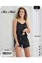 Women's Pajama Set with Straps and Shorts Pegasus Polka Dot - 3