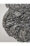 Irmak Knitted Crinkled Jersey Fabric in Black and White Colors 150X150Cm - 6