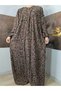 Robadan Long Sleeve 100% Viscose Pressed Floral Mother Dress, Prayer Dress, Hijab Dress - 2